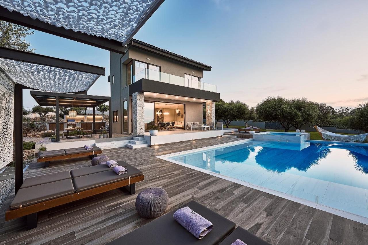Villa Carpos Chania  Exteriör bild